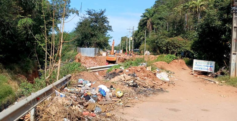 El intendente municipal, Sergio Estigarribia (PLRA), asegura que en menos de dos meses se termina la obra.