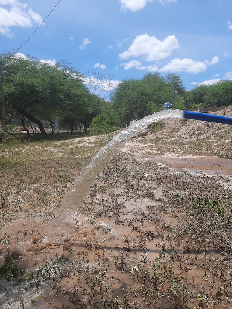 Los pozos que abastecen de agua a la ciudad se encuentran en un predio ubicado en la 6ta. División de Infantería, del Tercer Cuerpo del Ejército. 