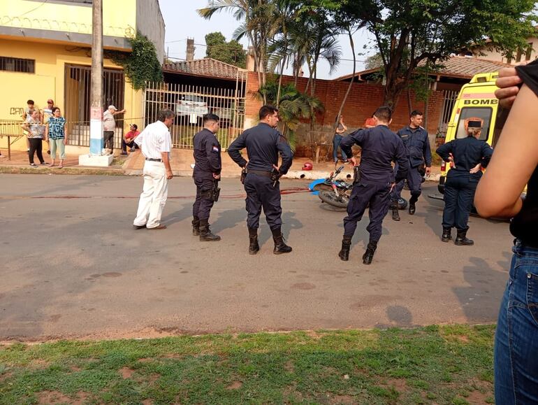 homicidio sicariato capiatá policía