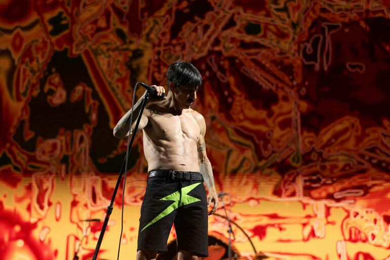 Anthony Kiedis, vocalista de Red Hot Chili Peppers.