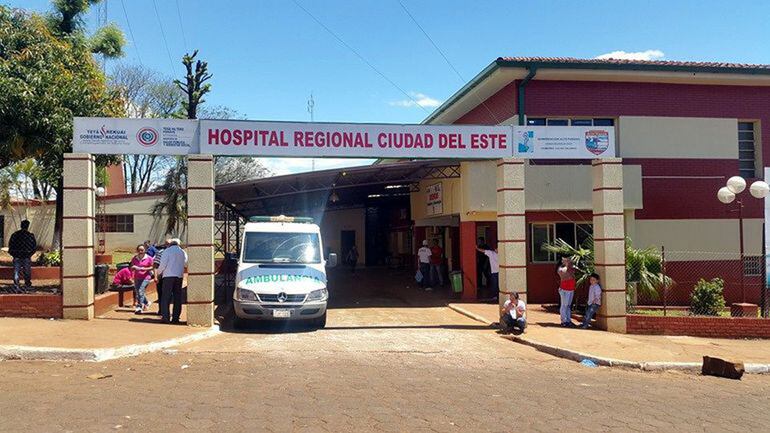 El herido fue trasladado al Hospital Regional de Ciudad del Este.