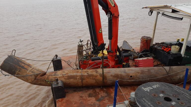 Desafortunado accidente en la zona del Paso Queso del río Paraguay.