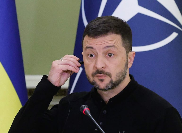 El presidente de Ucrania, Volodimir Zelensky.