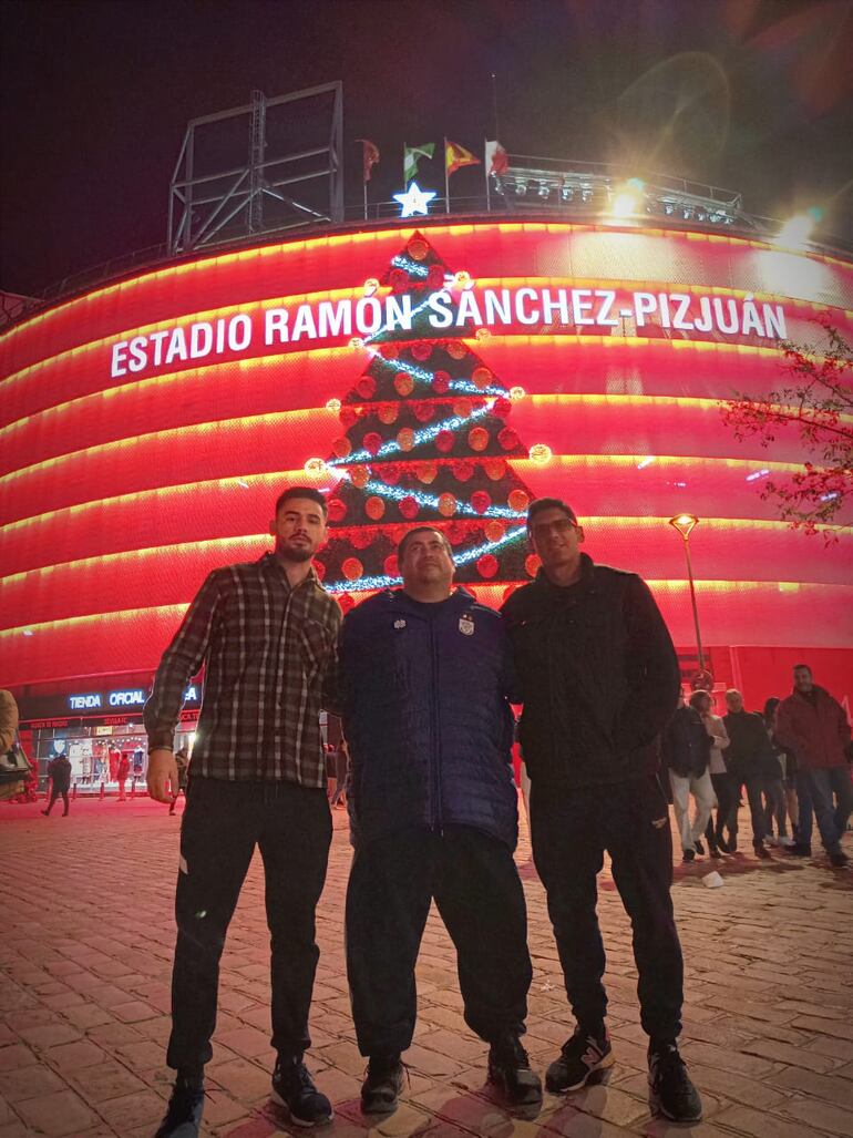 Humberto García, en el estadio del Sevilla.