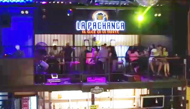 Establecimiento “La Pachanga” de San Lorenzo, propiedad del concejal colorado Hugo Lezcano.