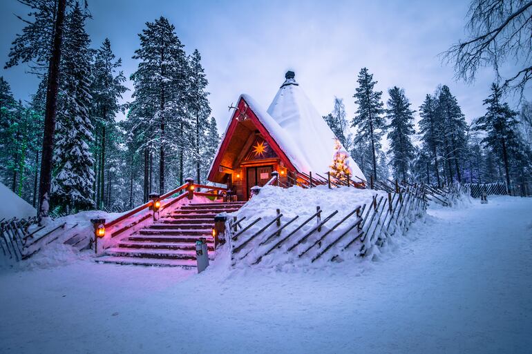 Rovaniemi, pueblo de Papá Noel en Finlandia.