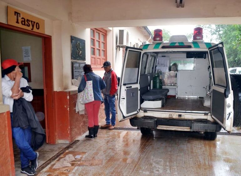 Imagen del Hospital Distrital "San Roque" de la ciudad de Eusebio Ayala, donde fue atendido el niño fallecido por una infección generalizada.