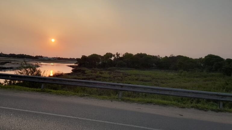 Hoy fue el día más caluroso en la ciudad de Pilar, la sensación térmica llegó a los 46° Celsius.