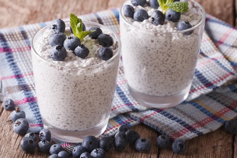 Postre de chia.