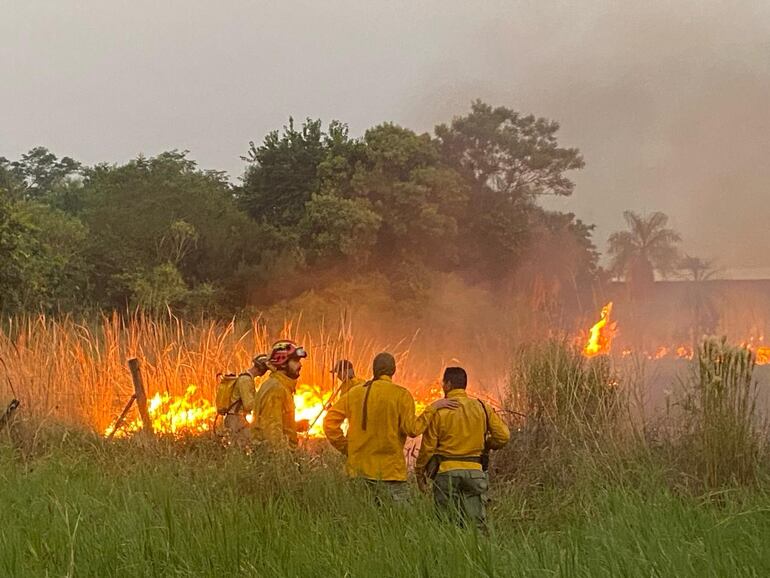 Incendio en San Bernardino