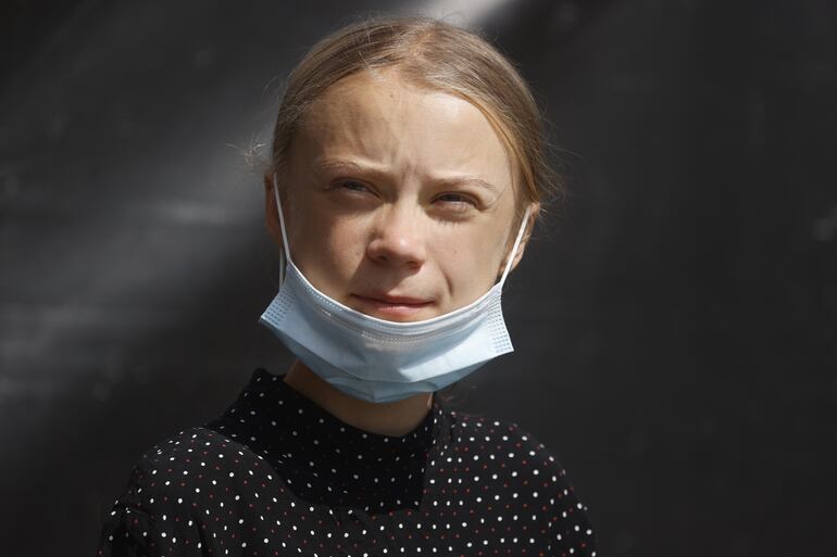 Greta Thunberg.