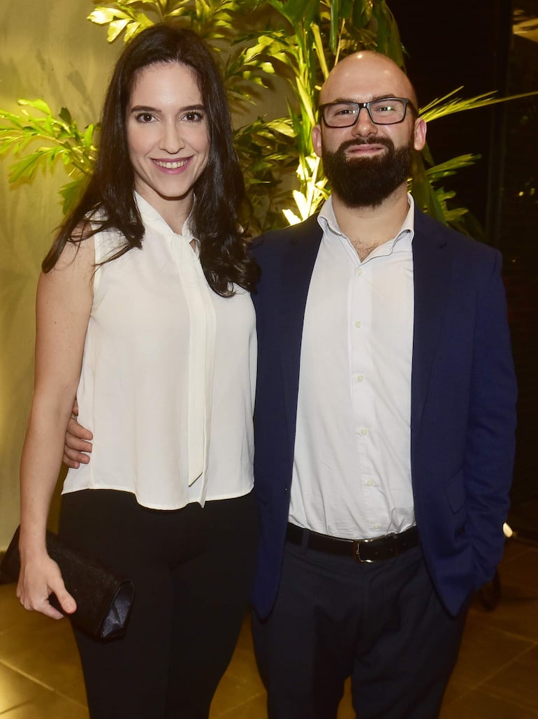 María Eugenia Rodríguez y Pablo Debuchy.