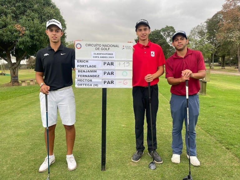 Erich Fortlage (i), Benjamín Fernández y Héctor Ortega estarán en Colombia. (Foto gentileza)