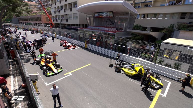 Taylor Barnard, compañero de Joshua Duerksen en el PHM AIX Racing, fue el ganador de la carrera sprint en Mónaco, la quinta fecha de la Fórmula 2 de la FIA 2024.