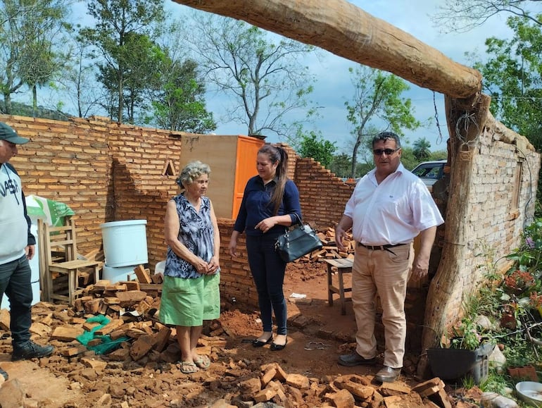 Aguardan asistencia de víveres, colchones, semillas para las familias afectadas por el temporal.