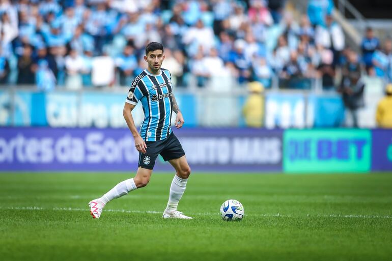 Mathias Villasanti, jugador de la selección paraguaya.