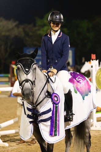 Abigail Giménez ganó dos premios del CSI1* Small Tour.