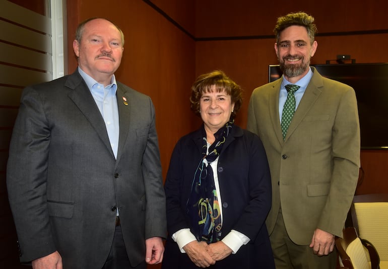 Walter Ismachowiez, Hilda Rieder y Alejandro Rubin.