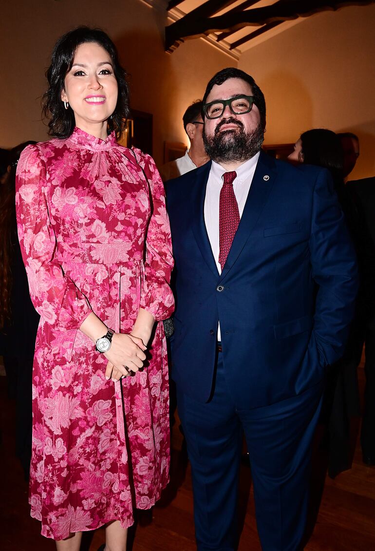 Ángela Fatecha junto a José Samudio Falcón. 