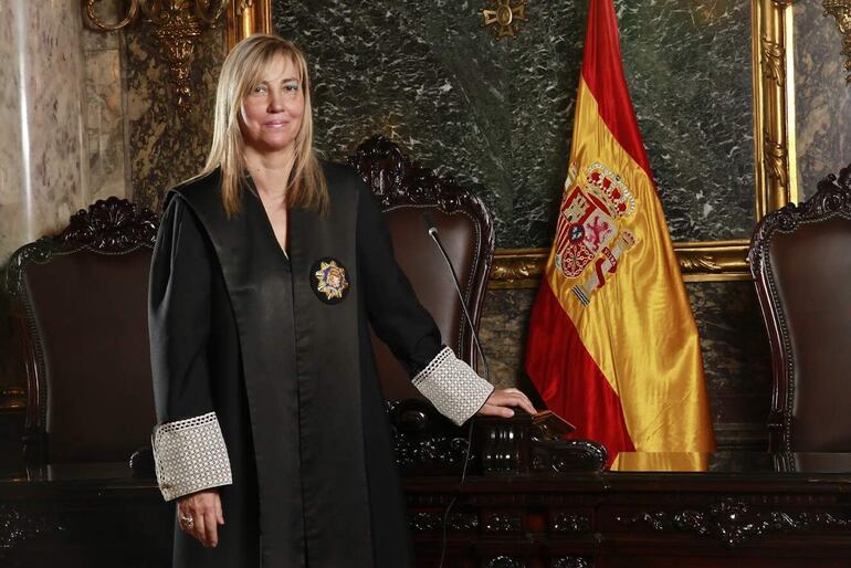 La magistrada Isabel Perelló, elegida por el Consejo General del Poder Judicial (CGPJ) como presidenta de la institución y del Tribunal Supremo, la primera mujer en toda su historia.