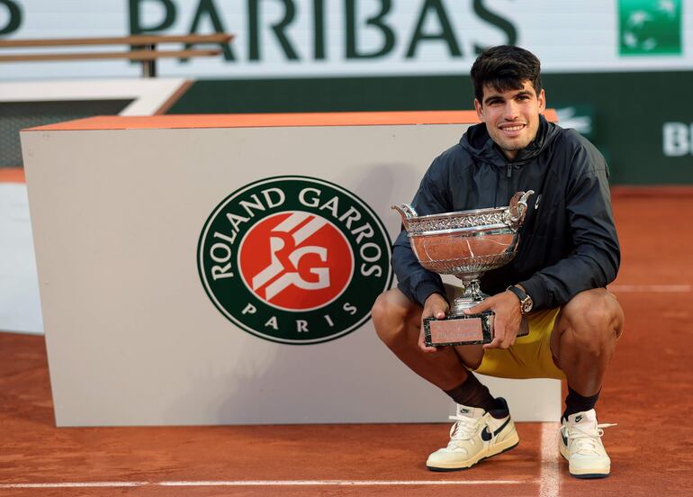 Carlos Alcaraz ganó el torneo de Roland Garros