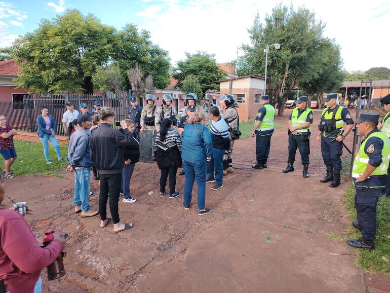 Manifestación contra intendente de Jesús.