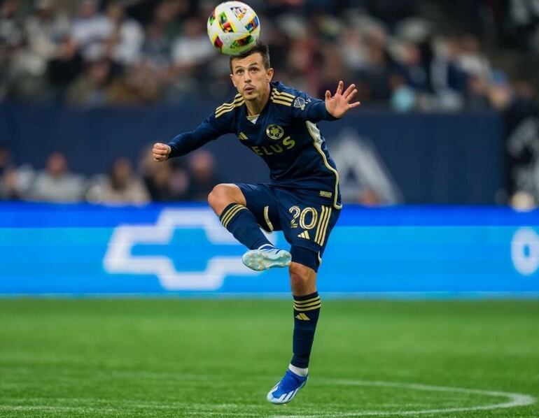 Andrés Cubas, futbolista paraguayo del Vancouver Whitecaps.