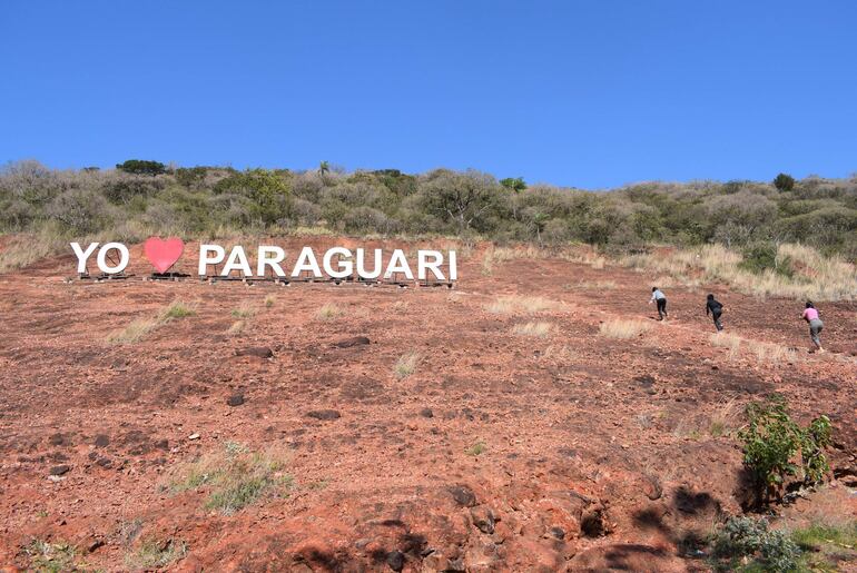 Un sector del Cerro Peró, muy visitado por los turistas.