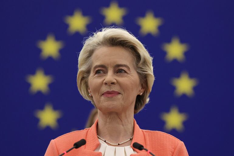 Ursula von der Leyen, presidenta de la Comisión Europea.