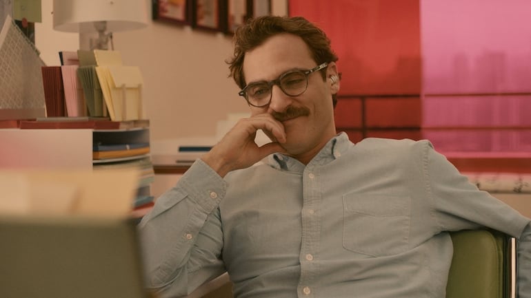 Joaquin Phoenix en Her.