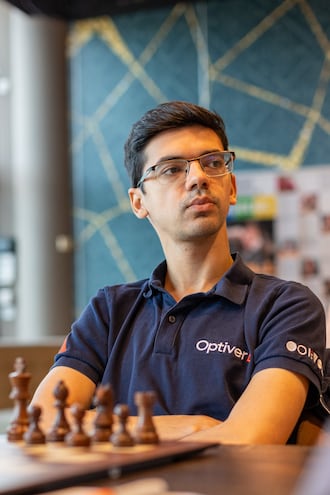 Anish Giri, campeón de Países Bajos 2023 (Foto Harry Gielen).