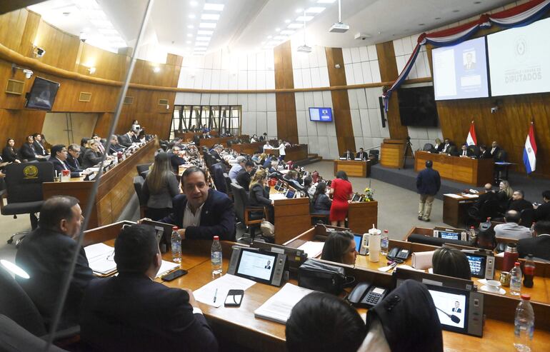 Plenario de la Cámara de Diputados.