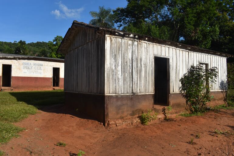 Pabellón del nivel inicial de la Escuela Indígena Pikykua.