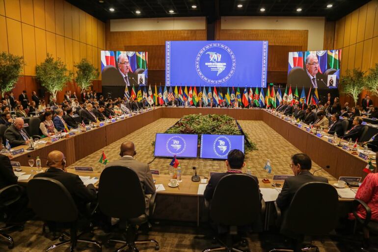 Imágenes de la apertura de la XVII Reunión Interamericana de Autoridades Electorales (RAE), Paraguay 2024, organizado por la OEA.