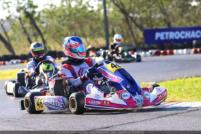 Alejandro Samaniego (46) se impuso en la Rotax Senior Max, por delante de Fernando González y Franco Yaluk.