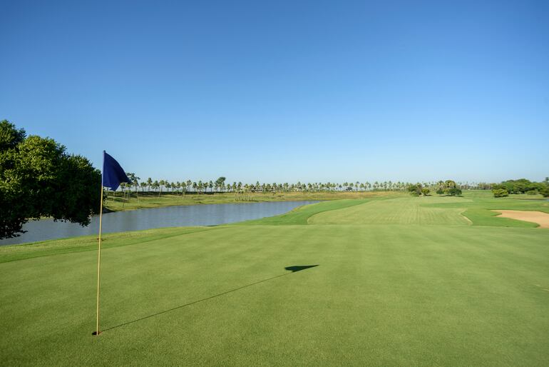 El proyecto contempla un amplio campo de golf.