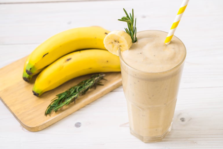 Batido de banana.