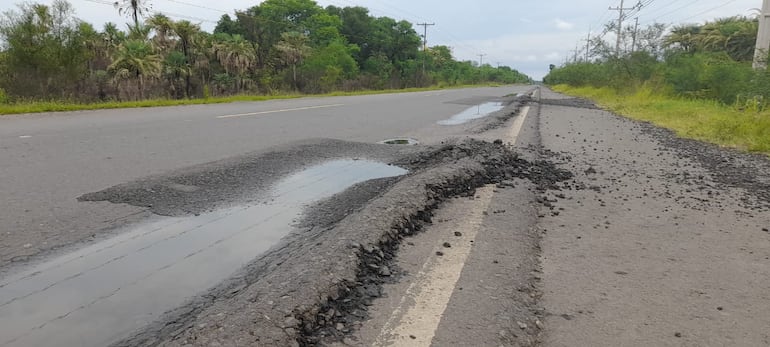 Ediles exigen una reparación urgente de la ruta PY19 que presenta un estado crítico y peligroso