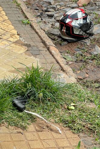 Motochorro quedó desarmado en el barrio San Pablo de Asunción.