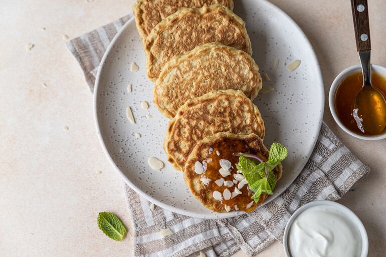 Panqueques de avena.