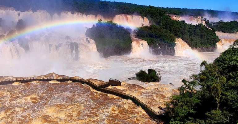 Las Cataratas del Yguazú. Sin dudas, es el mayor atractivo turístico que ofrece la ciudad brasileña de Foz de Yguazú, que comparte con la Argentina (foto de archivo).