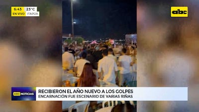 Encarnación: “noche blanca” terminó a los golpes