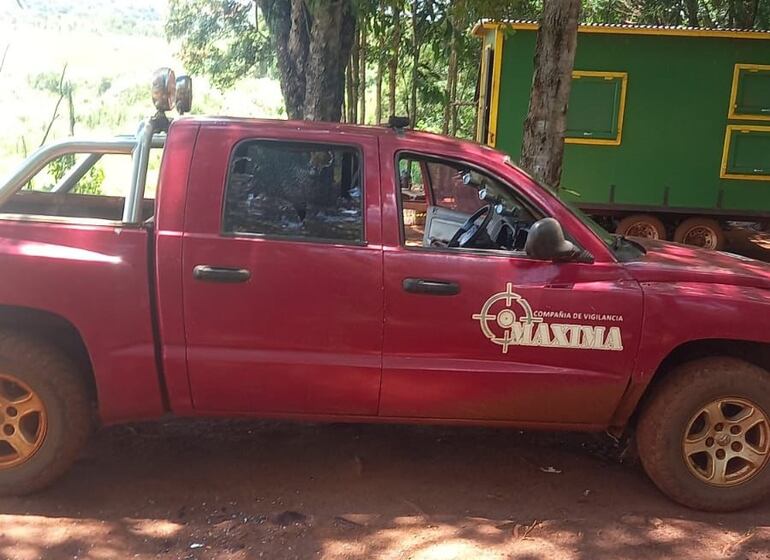 El guardia de seguridad habría recibido los disparos dentro de la camioneta.