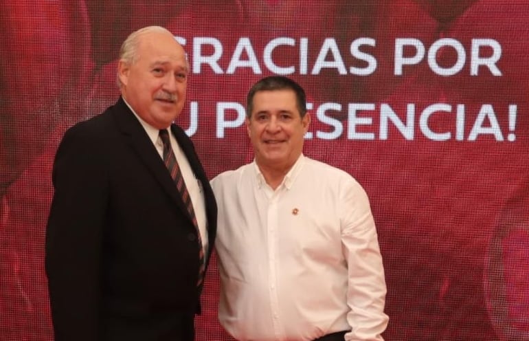 Gustavo Cazal y Horacio Cartes.