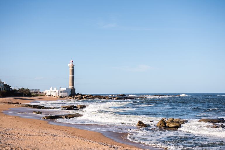 Faro en José Ignacio, Uruguay.