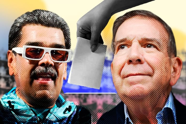 Elecciones en Venezuela. Nicolás Maduro y Edmundo González buscan la presidencia.