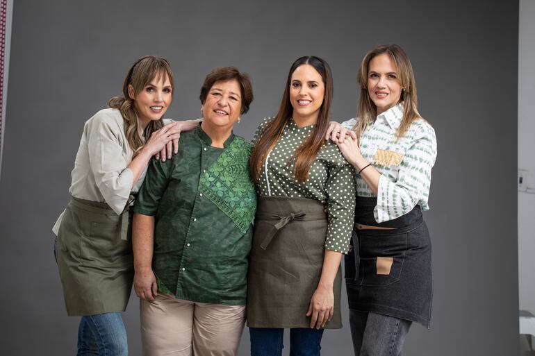 Team Paraguay: Chiara Pederzani, Bella Rosa Estigarribia, Johanna Borgognon y Giovana Pederzani.
