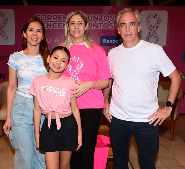 Ruth Hahn, Siegrid Leguizamón, Alejandra Elías y Carlos Benítez Astoul.