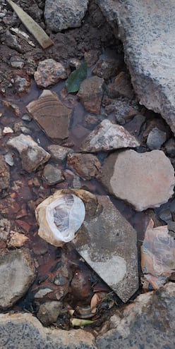 Agua perdida por caño roto