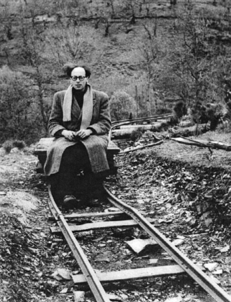 Adolfo Kaminsky en el bosque de Fontainebleau, 1948